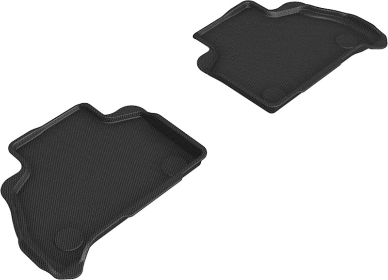 Tapis de sol 3D MAXpider 19-22 pour BMW X7 (G07) ​​Kagu 2e rangée - Noir