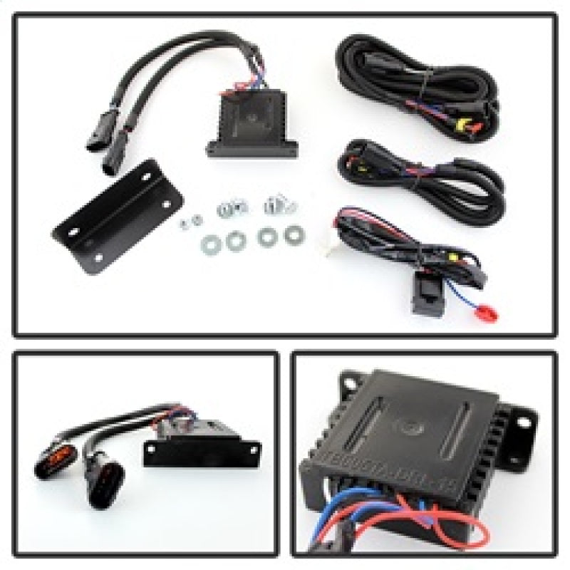 Feux de jour à LED Spyder Toyota Tundra 07-13 (look modèle XSP-X) sans interrupteur noir FL-DRL-TTU07-BK