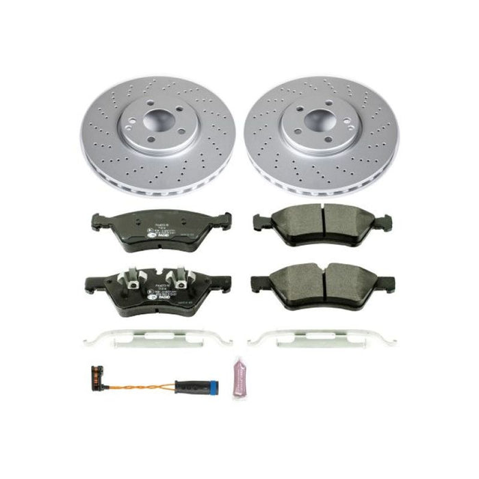 Power Stop 07-09 Mercedes-Benz E350 Front Euro-Stop Brake Kit