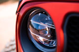 Phares de projecteur à LED DV8 Offroad 2018+ Jeep Wrangler JL/Gladiator