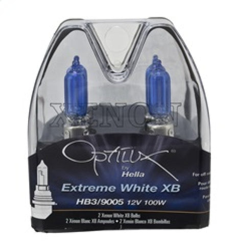 Ampoule Xénon blanche Hella HB3 9005 12V 100W XB (paire)