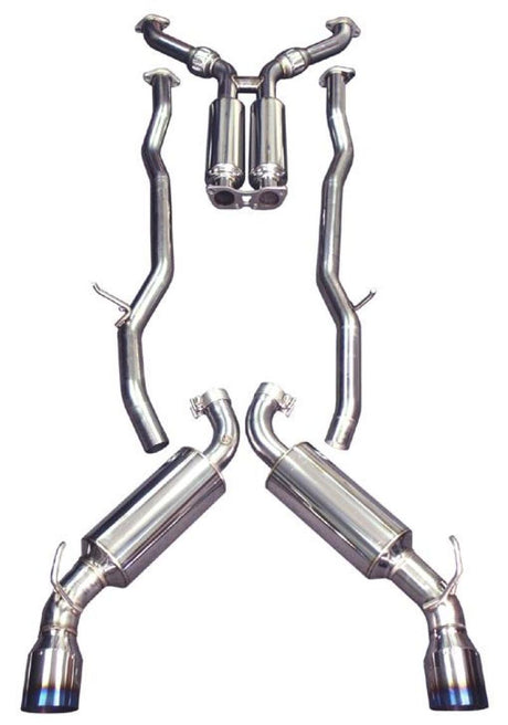 Échappement Injen 13-20 Subaru BRZ/Toyota 86 2.0L 4cyl SS CB avec silencieux double Injen en relief