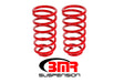 BMR 79-04 Ford Mustang (Ex. 99-04 Mustang Cobras w/ IRS) 1in Drop Rear Lowering Springs - Red BMR Suspension