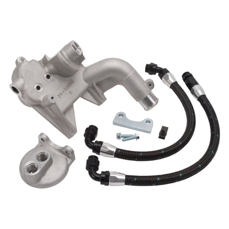 Kit de montage de filtre à huile à distance Edelbrock Eforce pour Ford F-150 4 roues motrices 2004-10