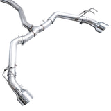 Échappement Catback AWE Tuning 22+ Honda Civic Si/Acura Integra Track Edition - Double embout chromé argenté