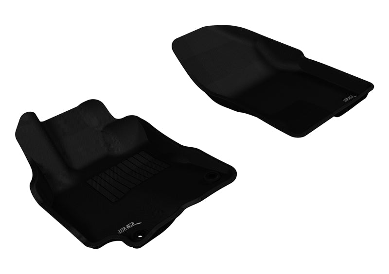 Tapis de sol 3D MAXpider 2009-2013 Pontiac/Toyota Vibe/Corolla Kagu 1ère rangée - Noir