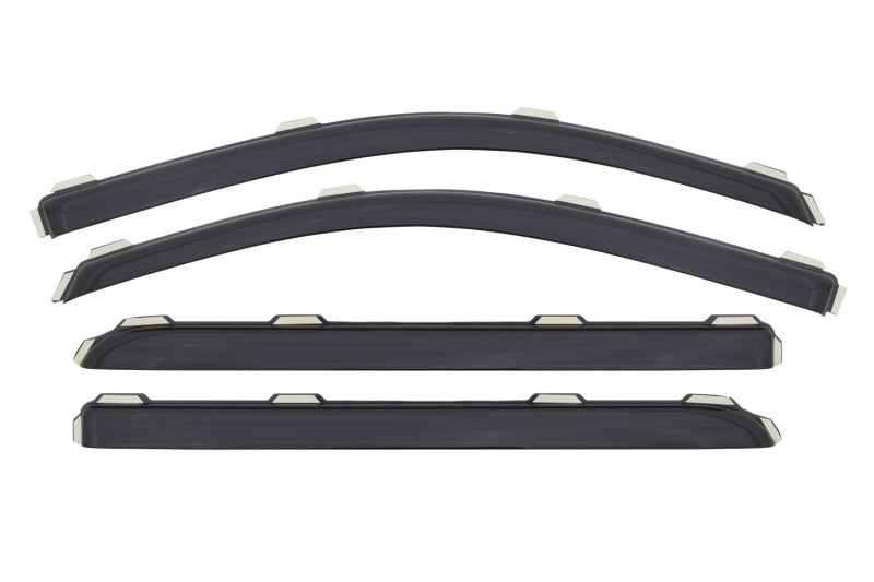 Déflecteurs de vitres avant et arrière AVS 15-18 Chevy Silverado 2500 Crew Cab Ventvisor 4 pièces - Fumé