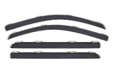 Déflecteurs de vitres avant et arrière AVS 15-18 Chevy Silverado 2500 Crew Cab Ventvisor 4 pièces - Fumé