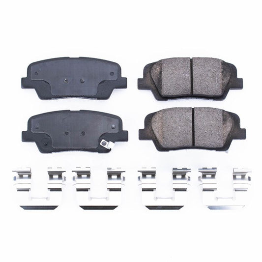 Power Stop 18-19 Genesis G80 Rear Z17 Evolution Ceramic Brake Pads w/Hardware