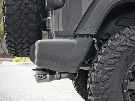aFe Rebel Series 2.5in 304 SS Cat-Back Exhaust w/ Polished Tips 2018+ Jeep Wrangler (JL) V6 3.6L