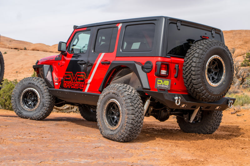 Garde-boue blindés DV8 Offroad 2018+ Jeep Wrangler JL avec clignotants à LED