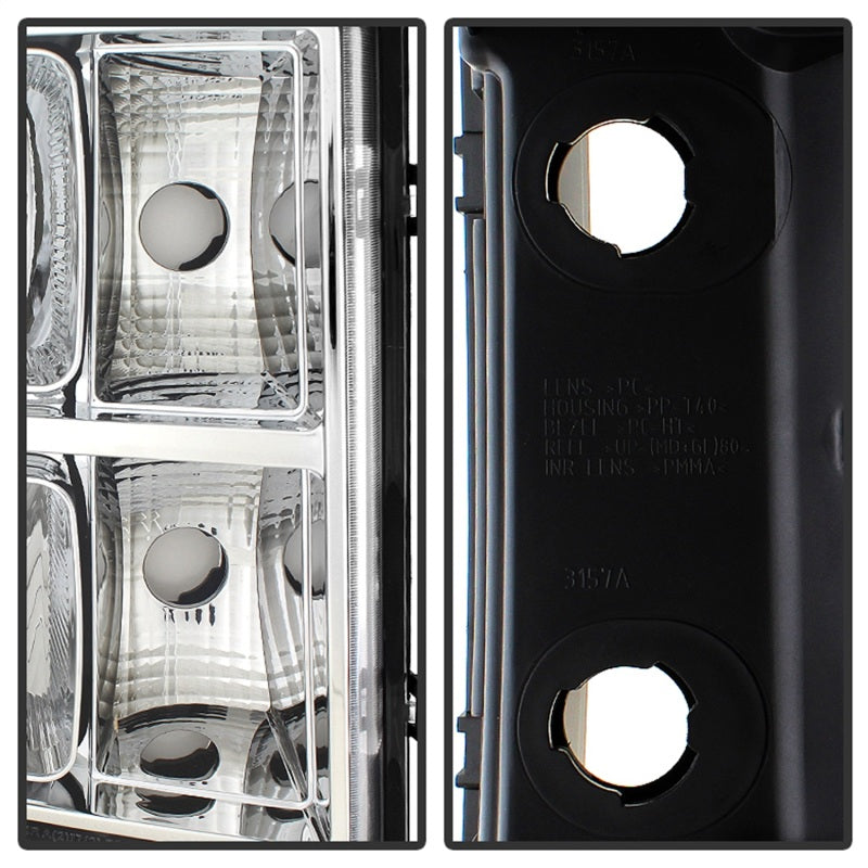 xTune GMC Sierra 07-13 Crystal Headlights Chrome HD-JH-GSIE07-AM-C