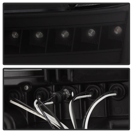 Phares de projecteur Spyder Toyota Tundra 07-13 CCFL Halo LED Blk PRO-YD-TTU07-CCFL-BK