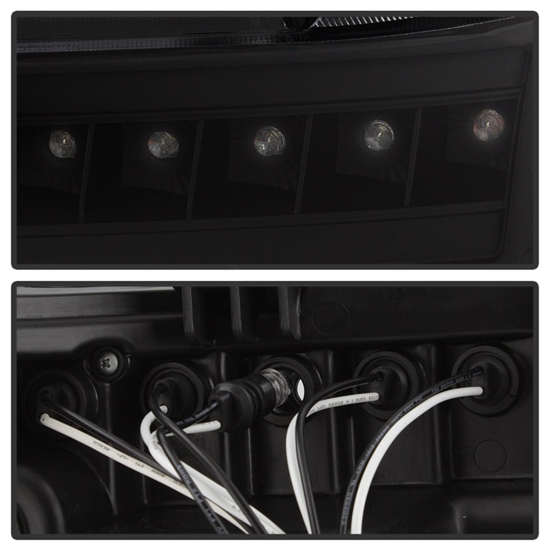 Phares de projecteur Spyder Toyota Tundra 07-13 CCFL Halo LED Blk PRO-YD-TTU07-CCFL-BK