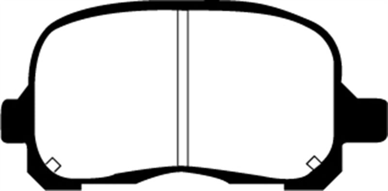 Plaquettes de frein avant EBC 98-02 Chevrolet Prism 1.8 Ultimax2
