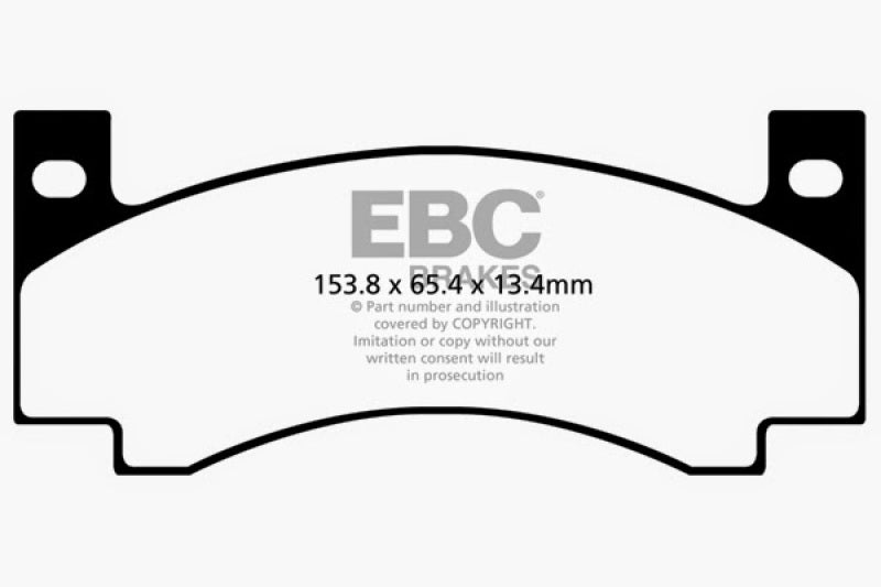 Plaquettes de frein avant EBC 71-72 Amc Ambassador 4.2 Greenstuff