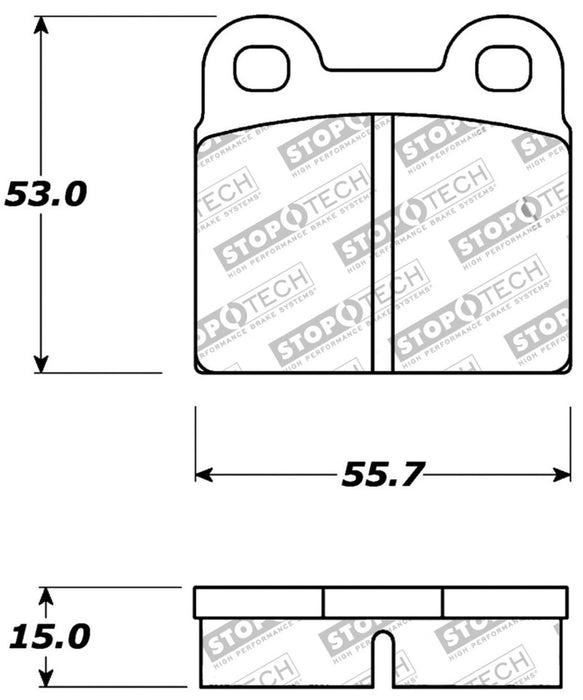 Plaquettes de frein StopTech Performance