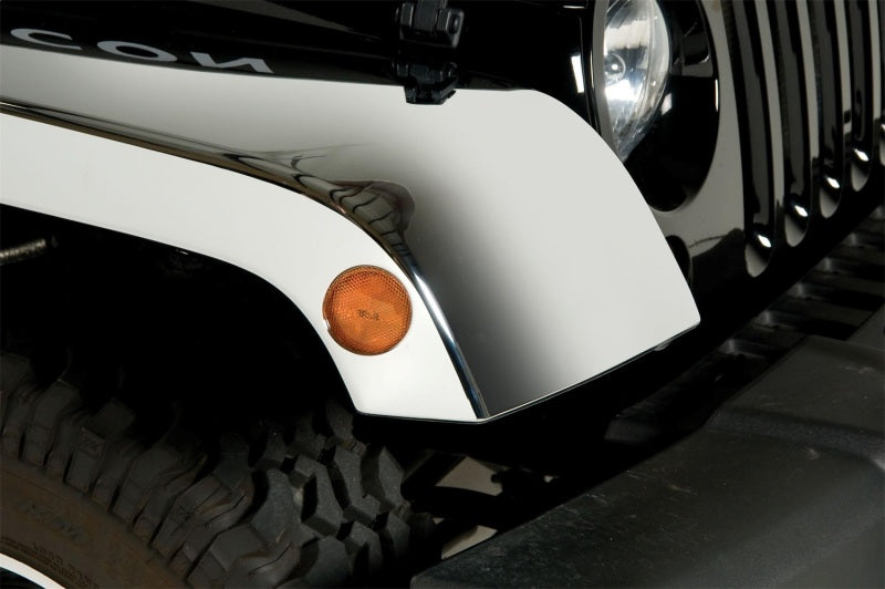 Putco 07-18 Jeep Wrangler Chrome ABS Fender Flares