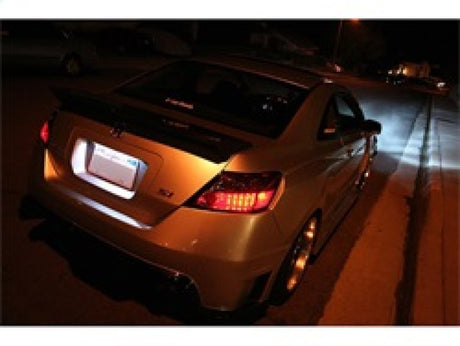 Feux arrière à LED Spyder Honda Civic 06-08 2 portes Rouge clair ALT-YD-HC06-2D-LED-RC