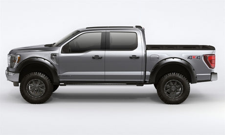 Élargisseurs de pare-chocs style forge Bushwacker 08-10 Ford F-250 / F-350 Super Duty (sauf Dually) 4 pièces - Noir
