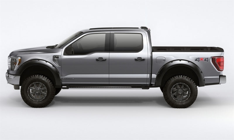 Élargisseurs de style forge Bushwacker 04-08 Ford F-150 (sauf Stepside), 4 pièces - Noir