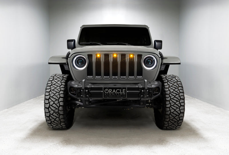 Phares projecteurs Oracle Jeep JL/Gladiator JT Oculus Bi-LED - Interrupteur ambre/blanc VOIR LA GARANTIE