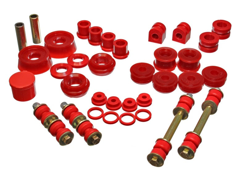 Ensemble de bagues principales Hyper-flex rouges pour Dodge SRT-4 FWD 03-05 Energy Suspension