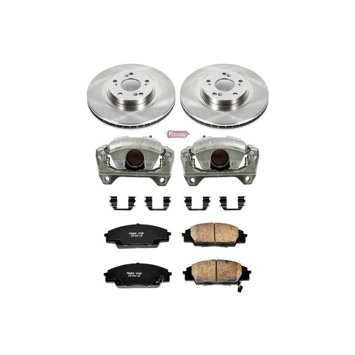 Kit de freins avant Autospecialty Power Stop 02-06 Acura RSX avec étriers