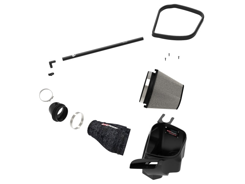 aFe 2021 Dodge Durango SRT Hellcat Track Series Système d'admission d'air froid en fibre de carbone avec Pro DRY S