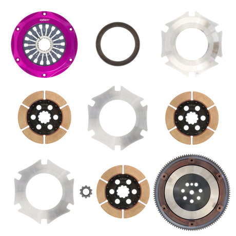 Embrayage rigide Exedy 1996-1996 Mitsubishi Lancer Evolution IV L4 Hyper Triple Cerametallic