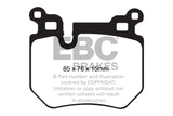 Plaquettes de frein arrière EBC Greenstuff pour BMW 135 3.0 Twin Turbo 08-10