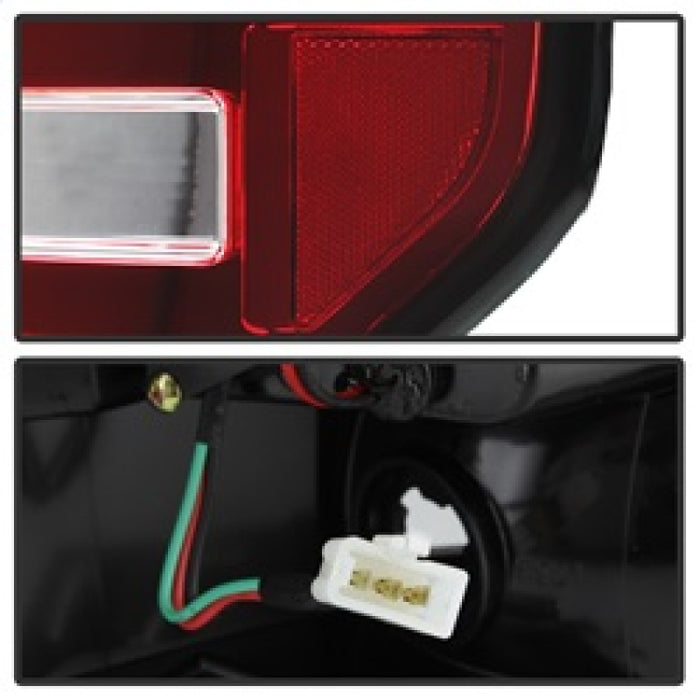 Barre lumineuse LED arrière Spyder 09-14 Ford F150 V2 - Rouge transparent (ALT-YD-FF15009V2-LBLED-RC)