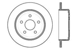 Rotor percé et fendu arrière gauche StopTech Power Slot 07-13 Jeep Wrangler