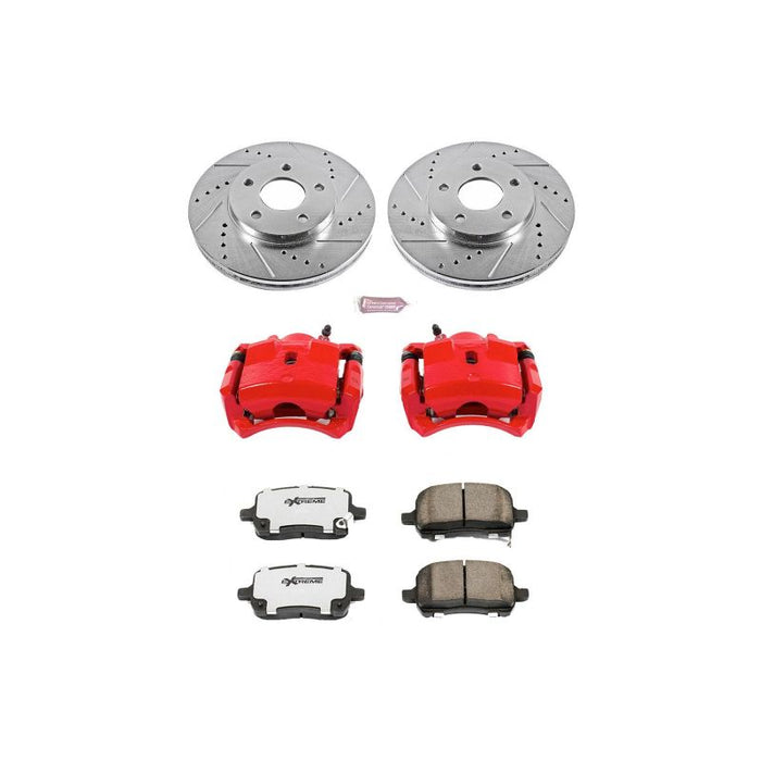 Power Stop 08-11 Chevrolet HHR Front Z26 Street Warrior Brake Kit w/Calipers