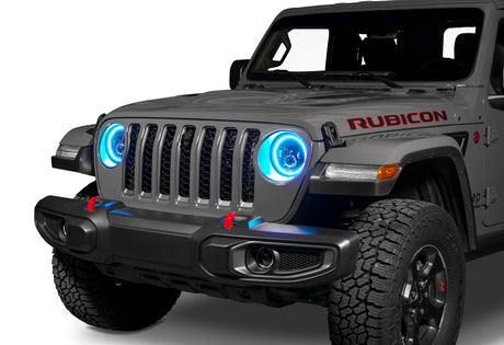 Phares à DEL haute puissance Oracle Jeep Wrangler JL/Gladiator JT 7 po (paire) - Dynamique VOIR LA GARANTIE