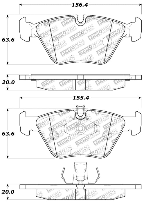 Plaquettes de frein StopTech Performance