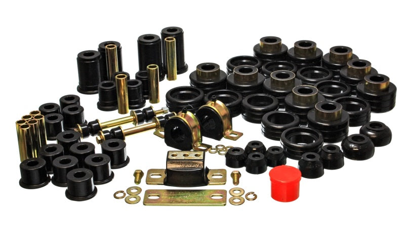 Suspension énergétique 95-99 Chevy Tahoe / GMC Denali/Yukon (sauf XL) 2WD Black Hyper-flex Master Bushi