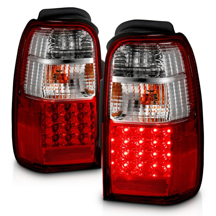 Feux arrière à LED ANZO 2001-2002 Toyota 4 Runner Rouge/Clair