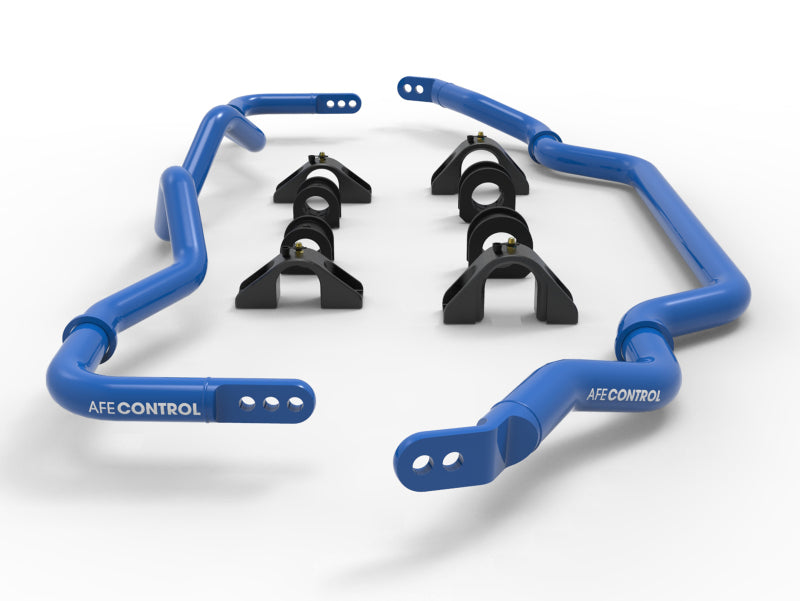 Ensemble de barres stabilisatrices avant et arrière aFe 09-20 Nissan 370Z V6-3.7L - Bleu