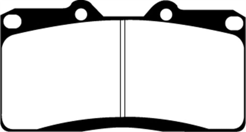 Plaquettes de frein avant Redstuff EBC 91-93 Dodge Stealth 3.0 4WD