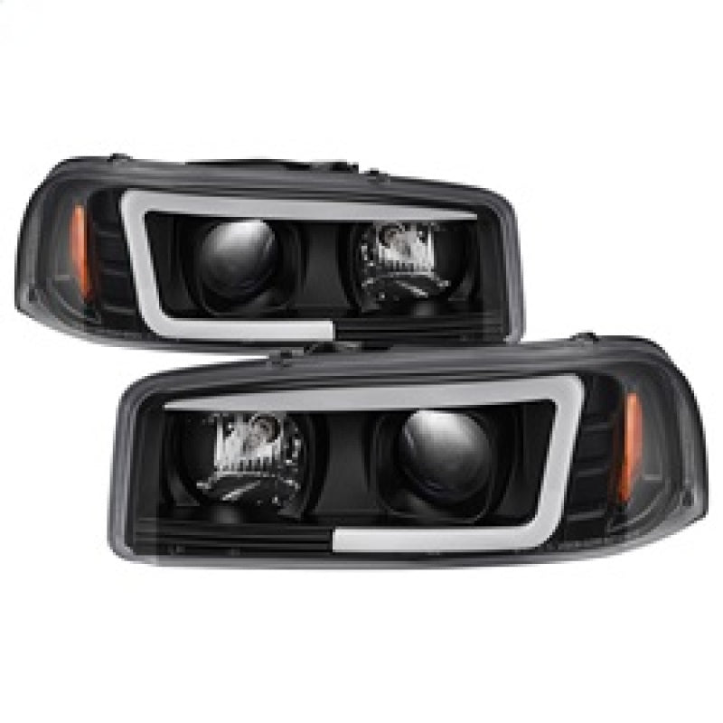 Phares de projecteur Spyder GMC Sierra 1500/2500/3500 99-06 V2 - DRL - Noir PRO-YD-CDE00V2-LB-BK