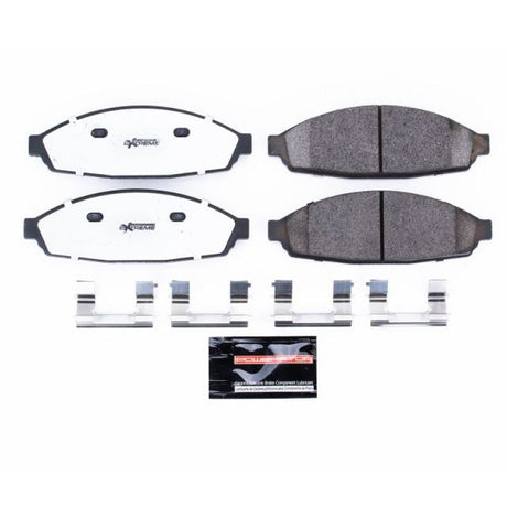 Plaquettes de frein Power Stop 03-11 Ford Crown Victoria avant Z26 Extreme Street avec matériel