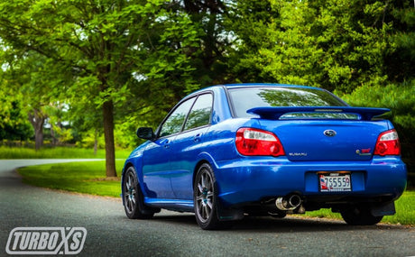 Embouts d'échappement Catback polis pour Turbo XS 02-07 WRX-STi