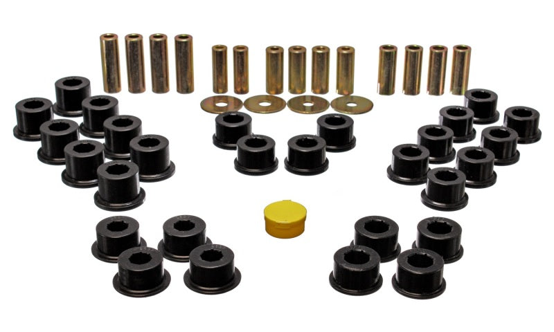 Ensemble de bagues de bras de suspension arrière noires pour Mazda Miata 90-97 Energy Suspension