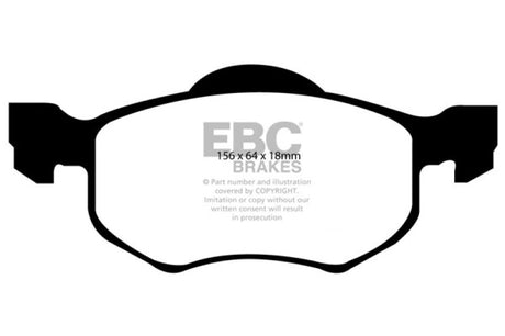 Plaquettes de frein avant EBC 00-04 Ford Escape 2.0 Ultimax2
