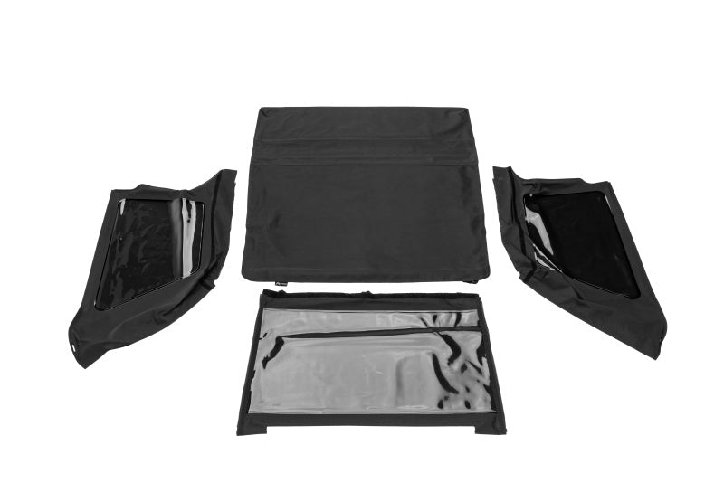 Kit de toit souple Fastback TrailView sans cadre pour Jeep Wrangler (JL) Unlimited 18-21 - Black Diamond