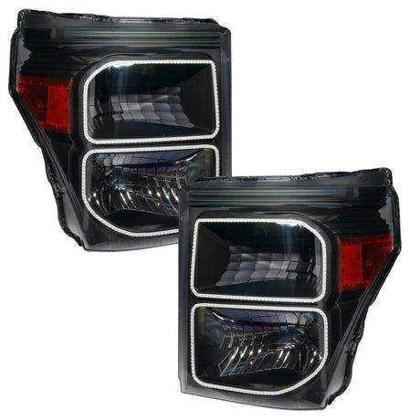 Oracle 11-16 Ford F250/350 LED HL - Noir - ColorSHIFT avec contrôleur BC1 VOIR LA GARANTIE