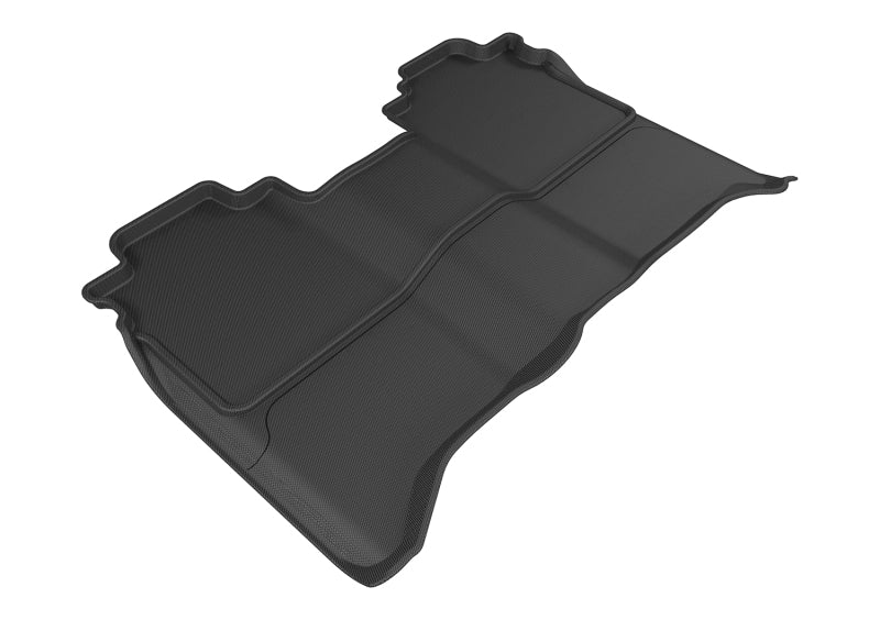 Tapis de sol 3D MAXpider pour Nissan Titan Crew Cab Kagu 2016-2019, 2e rangée - Noir