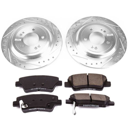 Power Stop 17-18 Kia Sportage Rear Z23 Evolution Sport Brake Kit