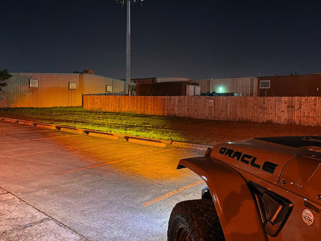 ORACLE Lighting 18-22 Jeep Wrangler JL Skid Plate avec émetteurs LED intégrés - Ambre VOIR LA GARANTIE